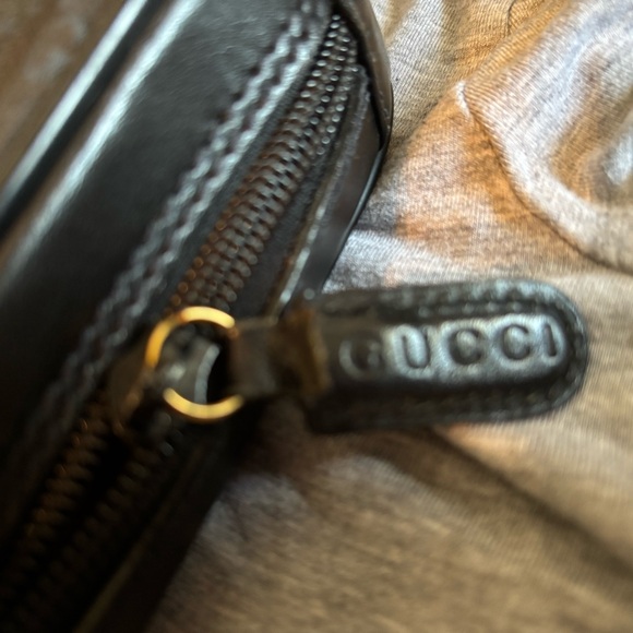 Authentic Black Gucci Monogram GG Canvas Toiletry Bag / Pouch - Good Condition - Picture 7 of 11